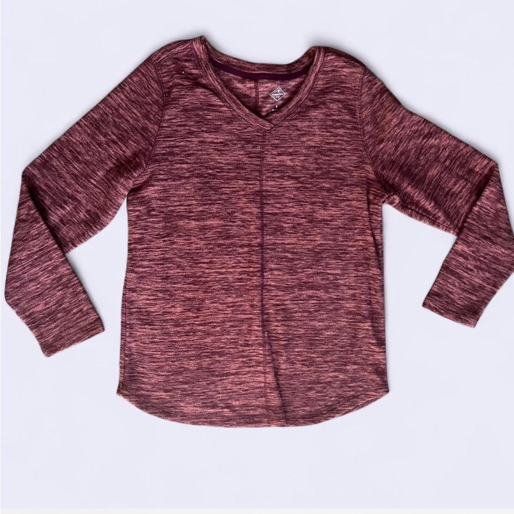 St. John's Bay V Neck Long Sleeve Sweatshirt